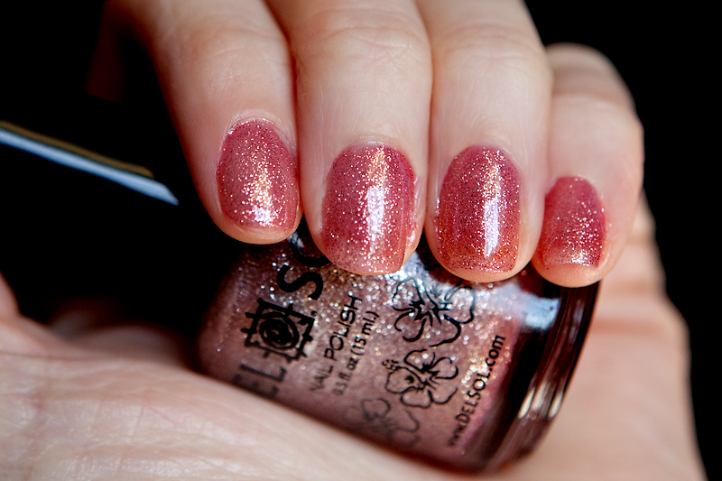 Del Sol Ruby Slipper Nail Polish Swatch