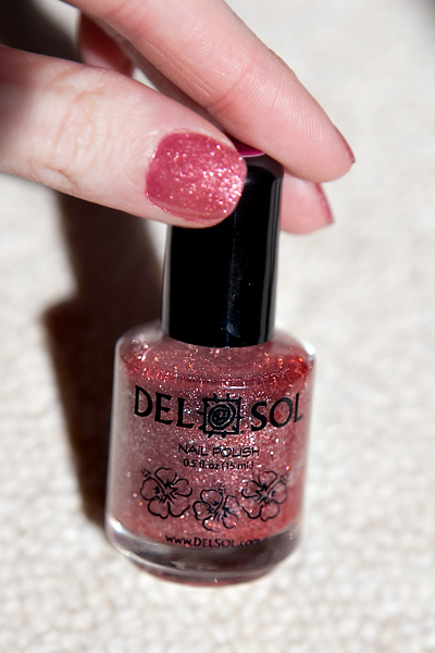 Del Sol Ruby Slipper Nail Polish Swatch