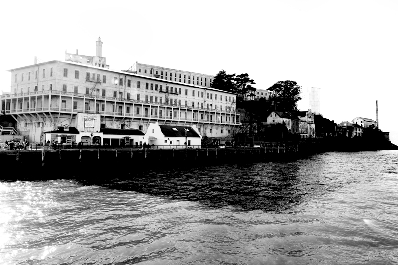 View from the ferry to Alcatraz