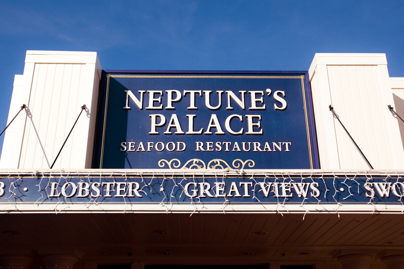 Neptune's Palace restaurant on Pier 39 in San Francisco California