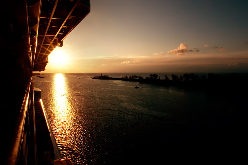 Sunset on the Disney Dream