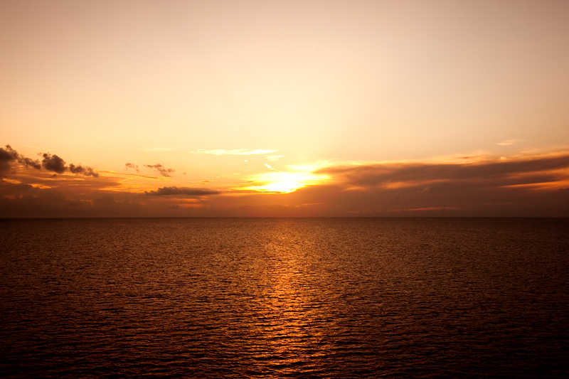 Sunset on the Disney Dream