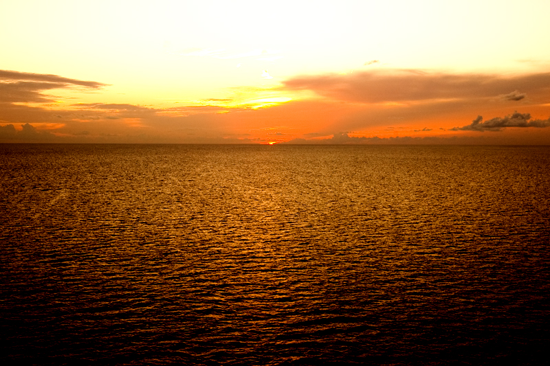 Sunset on the Disney Dream