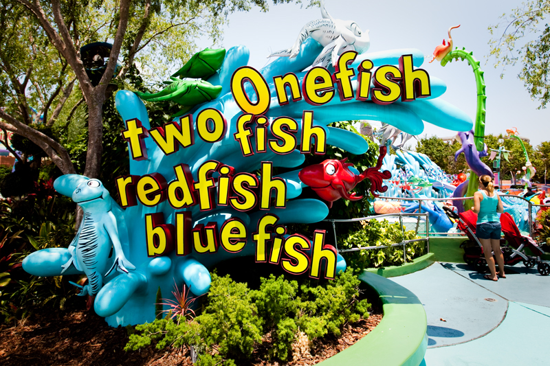 One Fish Two Fish Red Fish Blue Fish - Seuss Landing