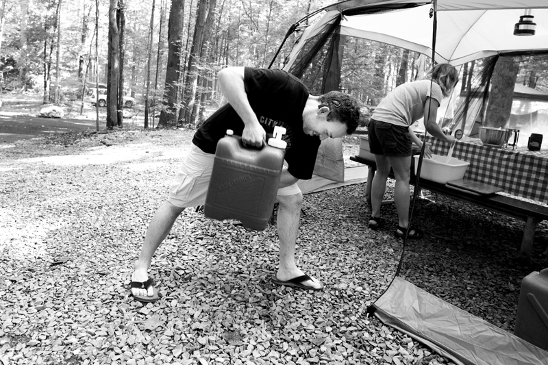 Elkmont Campground in the Smoky Mountains of Tennessee