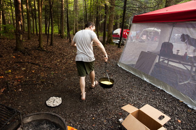 Elkmont Campground in the Smoky Mountains of Tennessee