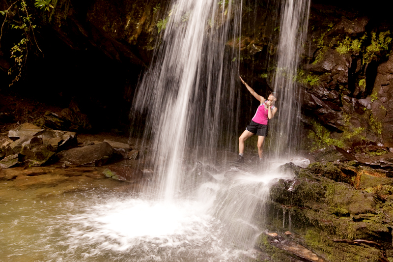 Hiking the Trillium Gap Trail to Brushy Mountain in the Smoky Mountains