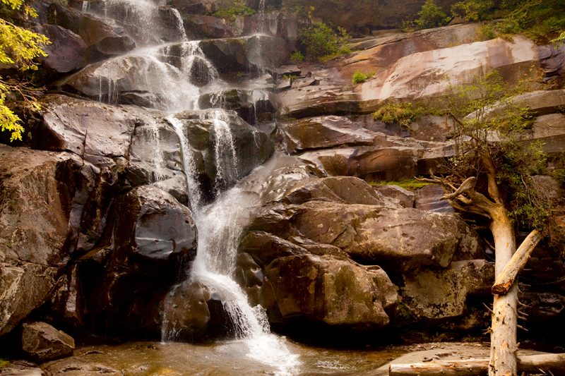 Ramsey Cascades hiking trail in the Smoky Mountains