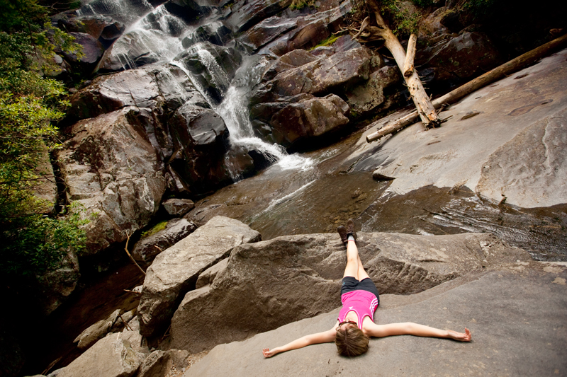 Ramsey Cascades hiking trail in the Smoky Mountains