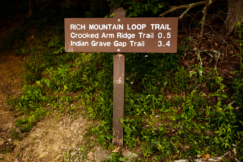 Rich Mountain Loop Hiking Trail - Cades Cove in Smoky Mountains