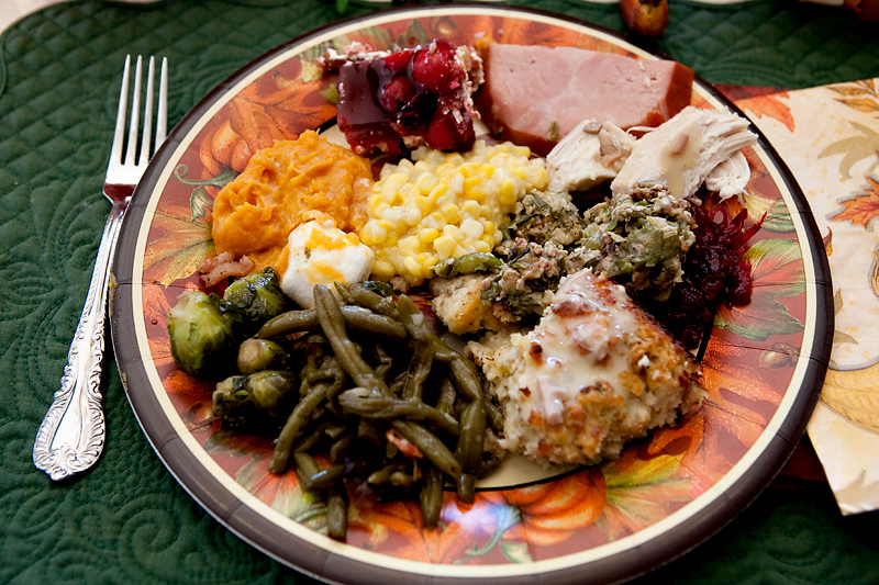 Photos of Thanksgiving dinner