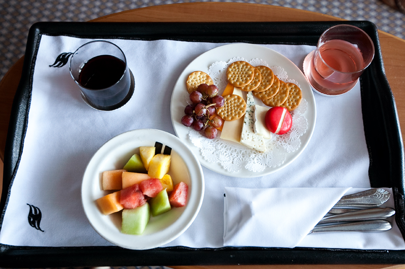 Room service aboard a Disney cruise