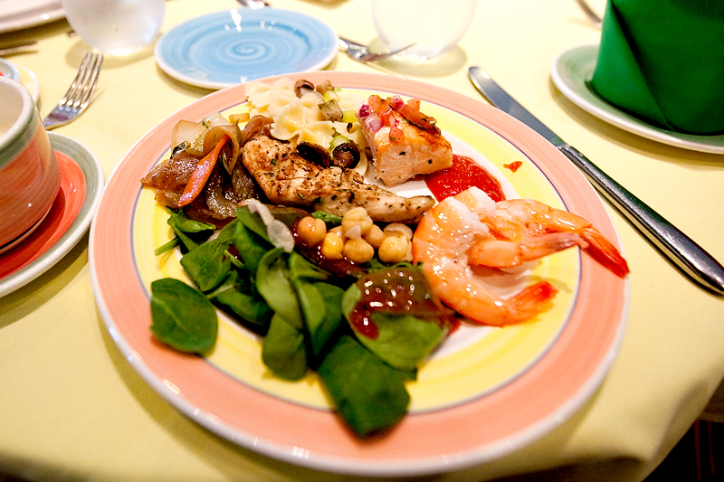 Lunch Menu at Parrot Cay on the Disney Magic