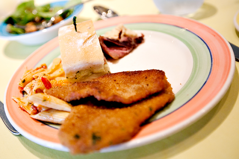 Lunch Menu at Parrot Cay on the Disney Magic