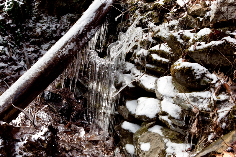 Rich Mountain Loop Trail in the winter - Cades Cove in the Smoky Mountains