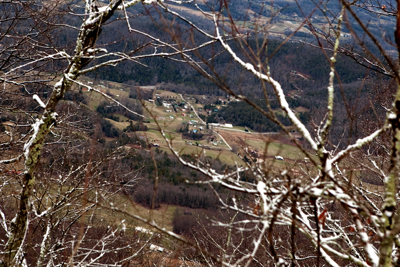 Rich Mountain Loop Trail in the winter - Cades Cove in the Smoky Mountains