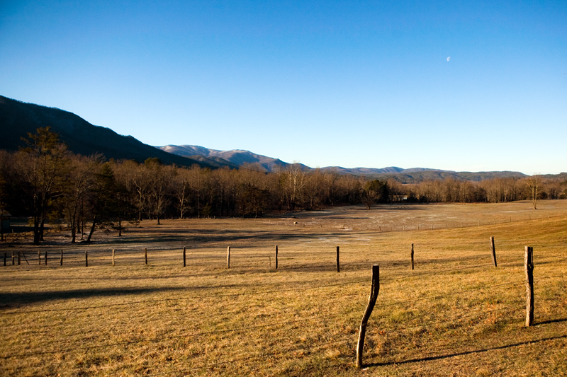 Rich Mountain Loop Trail in the winter - Cades Cove in the Smoky Mountains