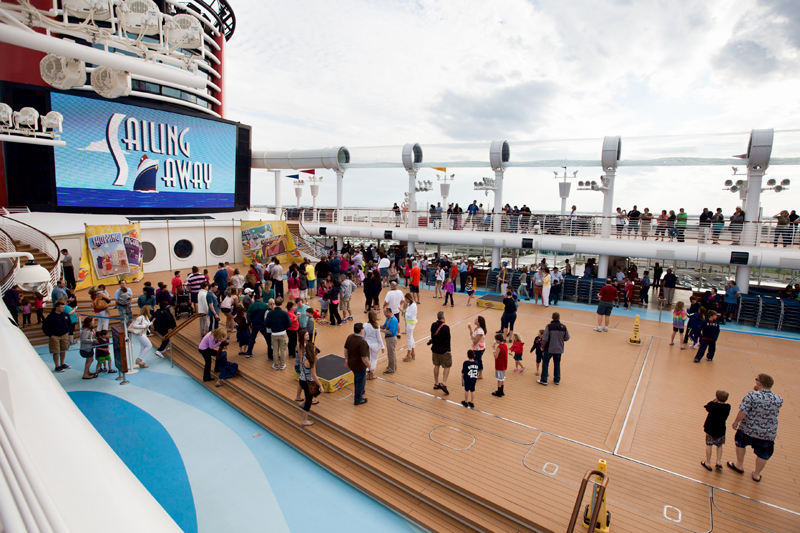 Sailing Away party on the Disney Fantasy Cruise