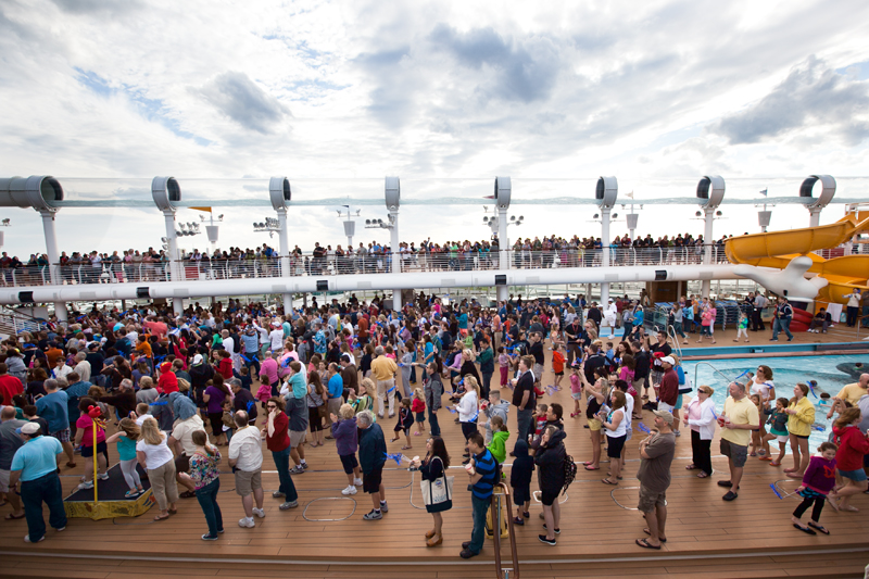 Sailing Away party on the Disney Fantasy Cruise