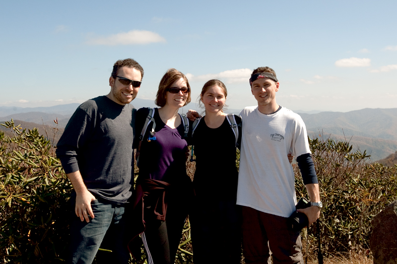 hike to spence field and rocky top in the smoky mountains