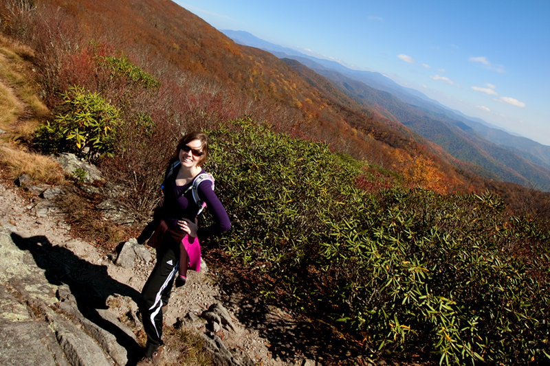 hike to spence field and rocky top in the smoky mountains