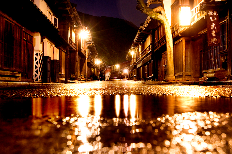 kiso valley tsumago night