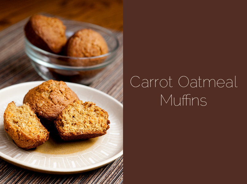 Carrot Oatmeal Muffins