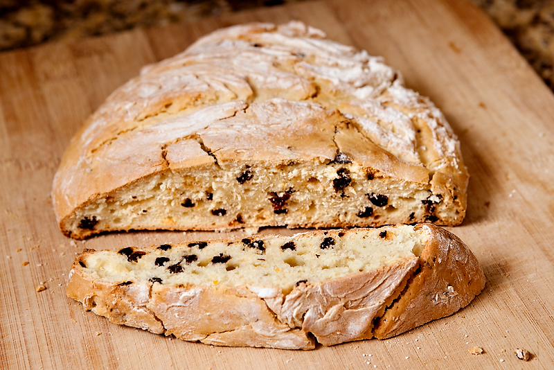 Irish Soda Bread with Orange and Currants