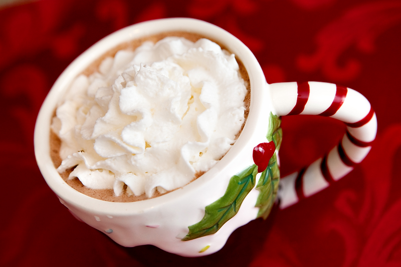 Homemade Salted Caramel Cocoa on Christmas Eve