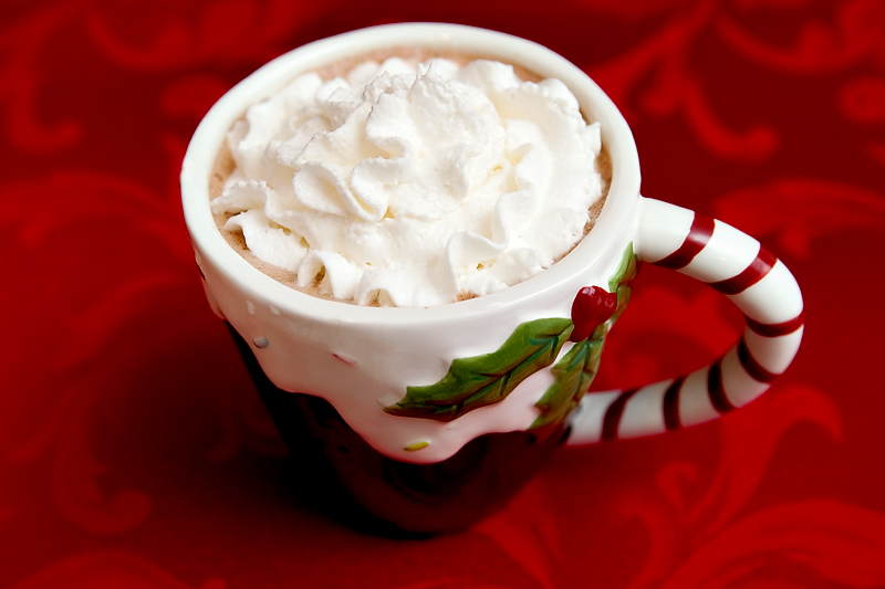 Homemade Salted Caramel Cocoa on Christmas Eve