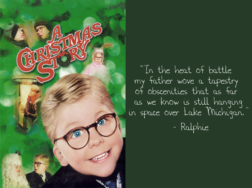 A Christmas Story Tapestry of Obscenities Quote