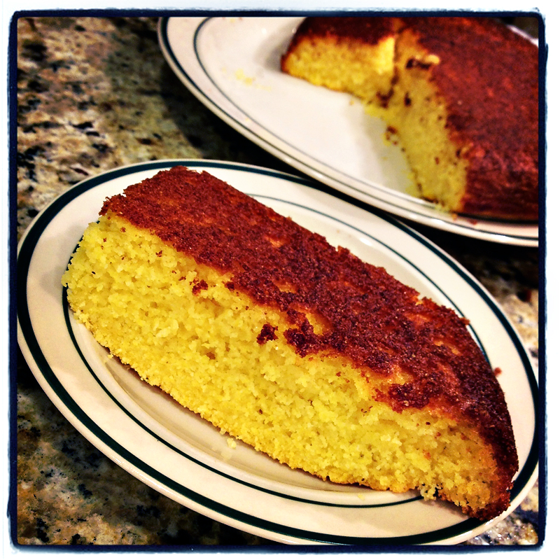 Homemade sweet cornbread