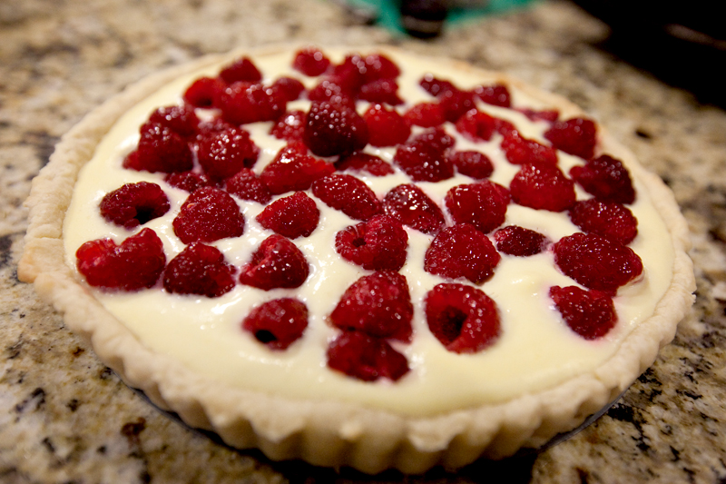 Raspberry tart