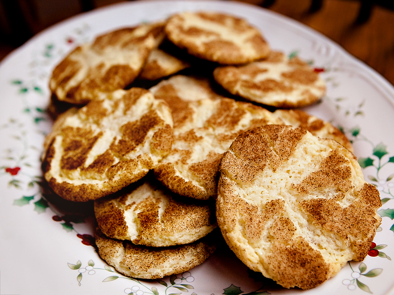 Recipe for Snickerdoodles or cinnamon sugar cookies