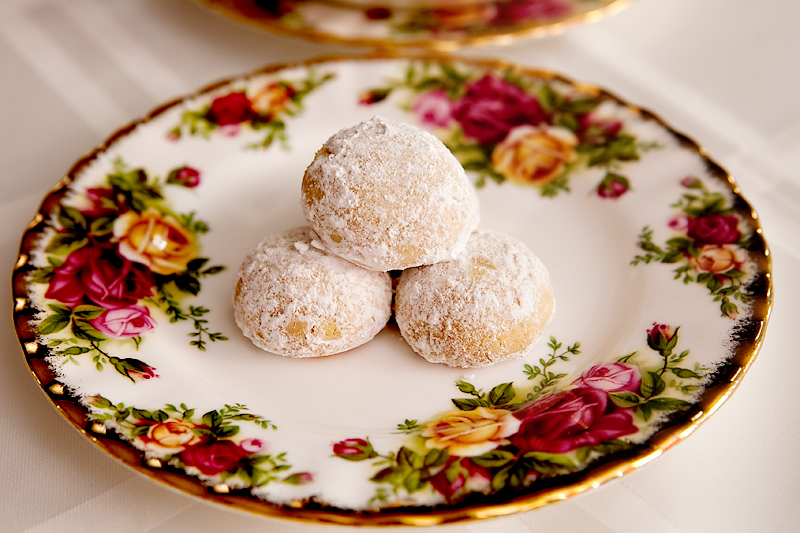 Cardamom tea cookies made with browned butter.