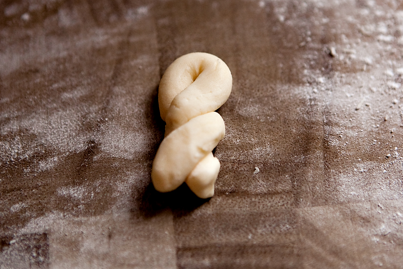 hand-shaped greek easter cookies