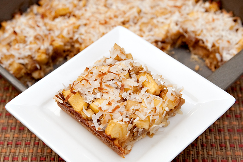 Pear Apple Coconut Bars