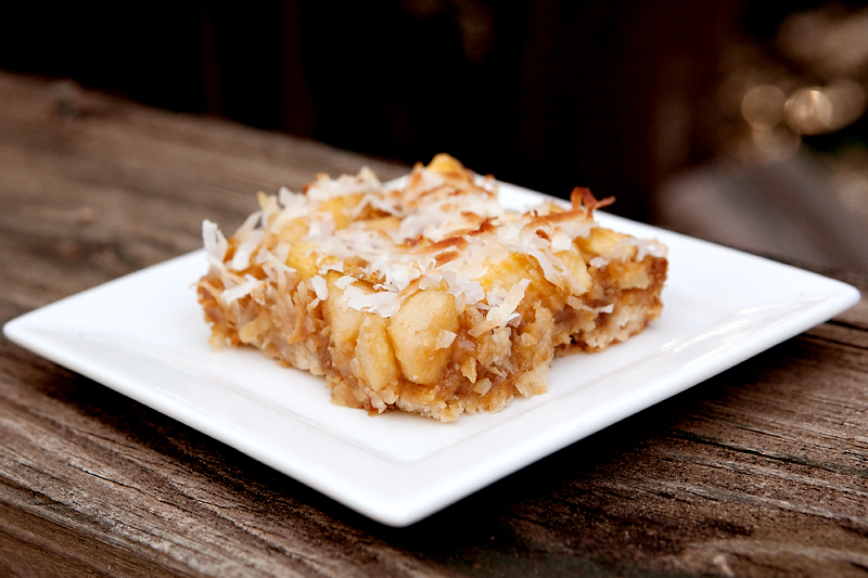 Pear Apple Coconut Bars