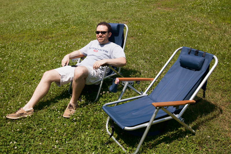 matt browne sitting in the sun