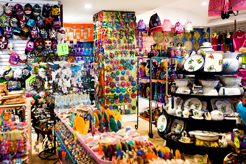 souvenir shop in Cozumel