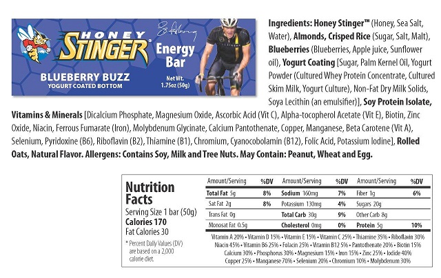 honey-stinger-blueberry-buzz-energy-bar-nutrition