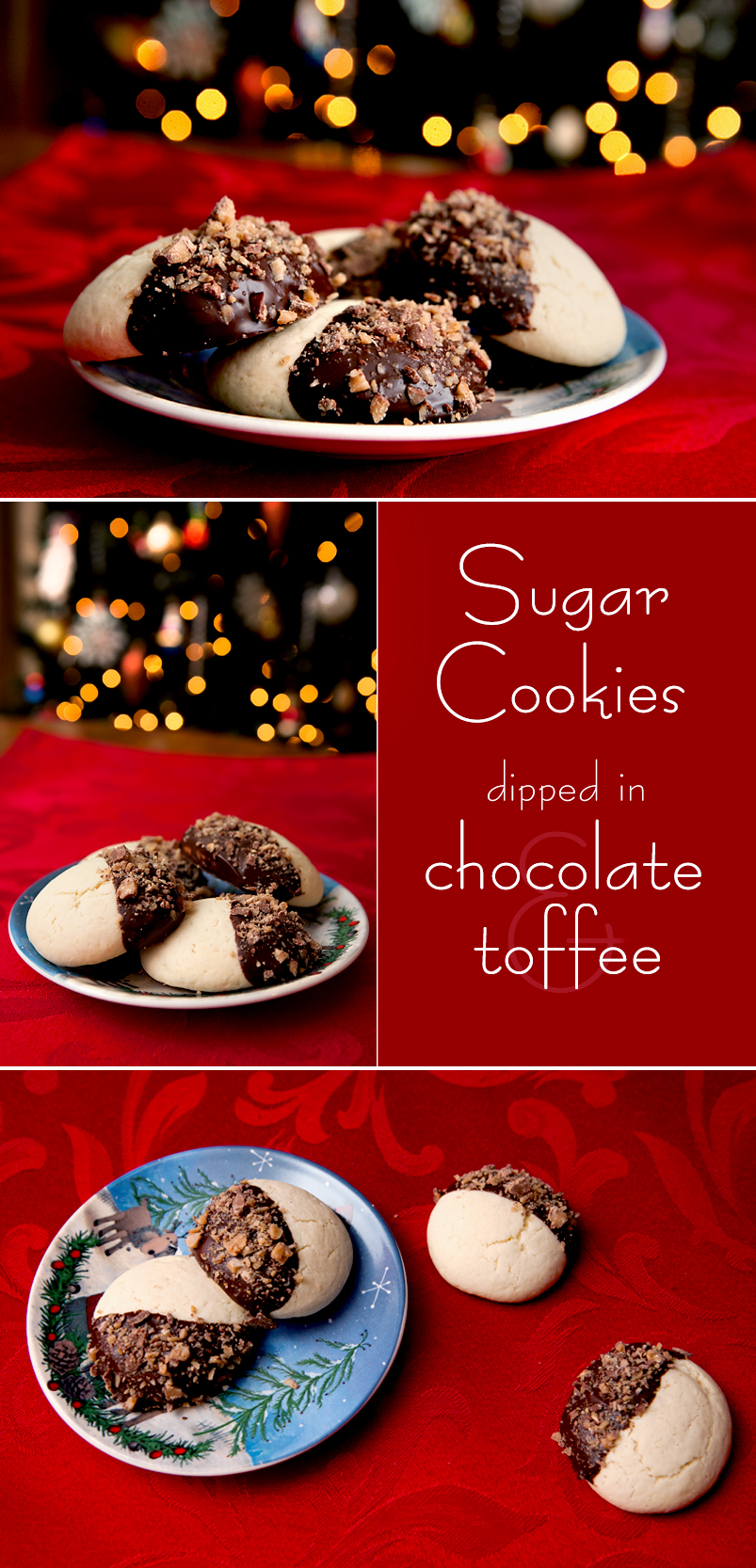 thick-soft-sugar-cookies-dipped-chocolate-toffee-pinterest