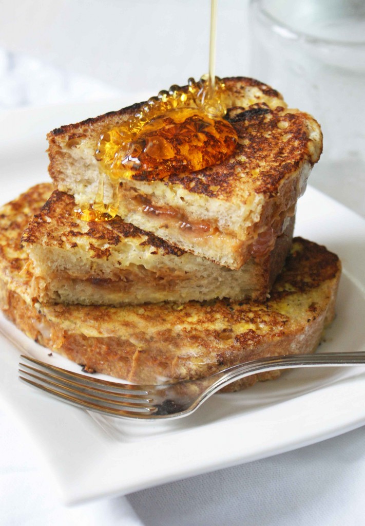 snow-day-recipes-peanut-butter-french-toast