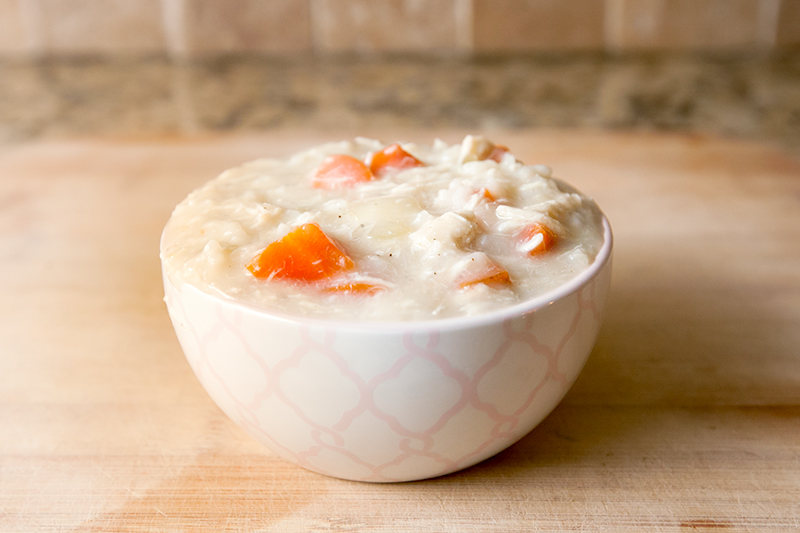 light chicken and rice soup