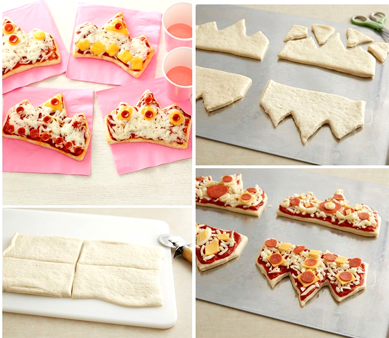 princess-tiara-shaped-pizzas-party-food