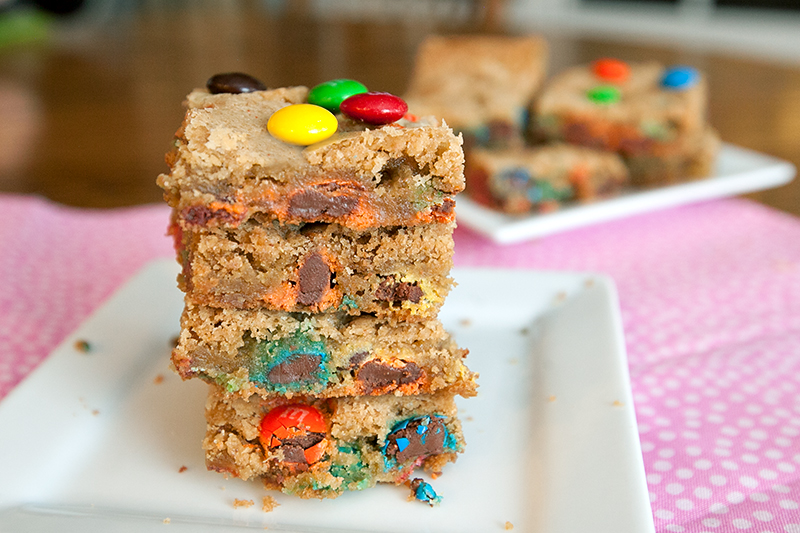 Classic M&M Cookie Bars - No. 2 Pencil