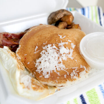 Coconut Delight Breakfast at Seaside Bar and Grill