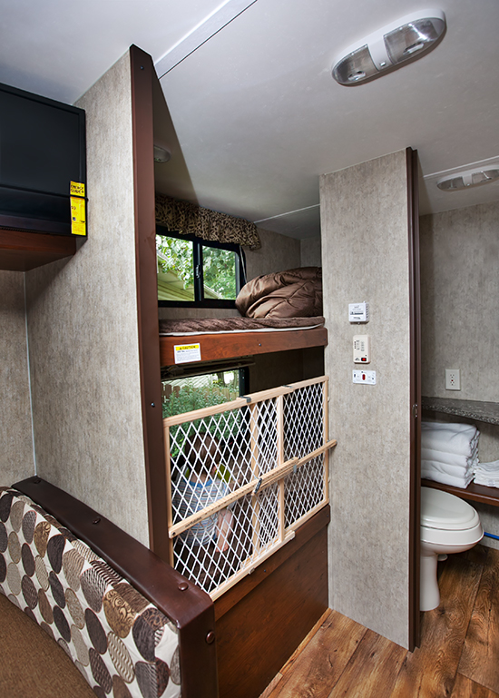 bunk beds in passport ultra lite trailer
