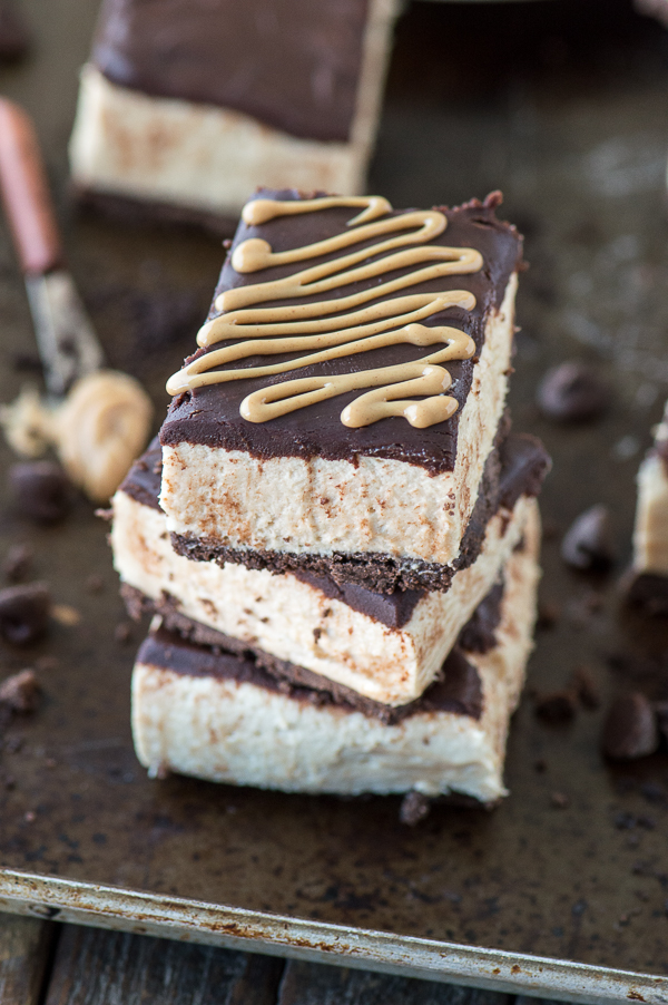 No Bake Buckeye Bars - a list of bake free desserts for when you need chocolate right NOW!