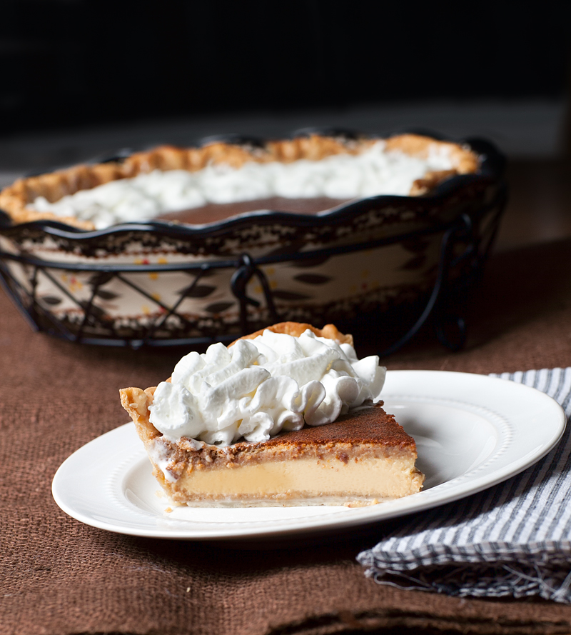 Toasted Milk Pie - this deliciously creamy custard pie uses toasted dry milk powder to add a nutty caramel flavor. You won't find this pie anywhere else!